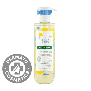 Gel Spumant pentru Bebeluși, 500 ml, Klorane Bébé