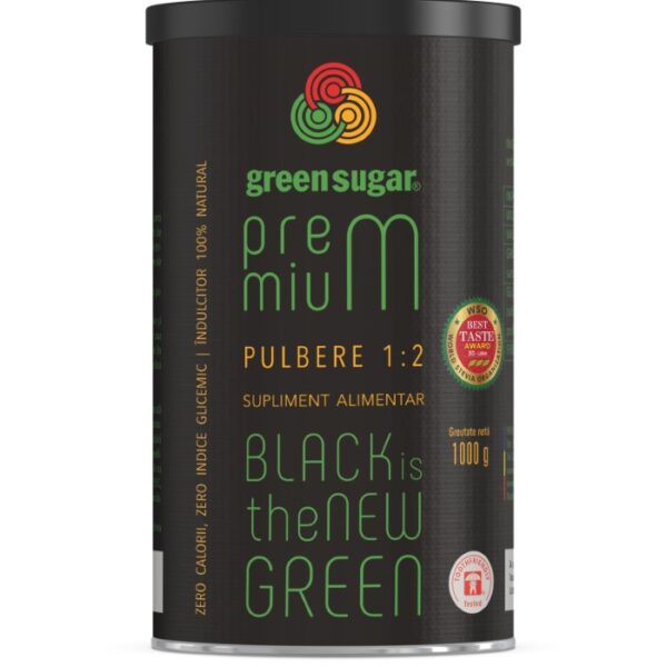 Green Sugar Premium, 1000 g, Laboratoarele Remedia