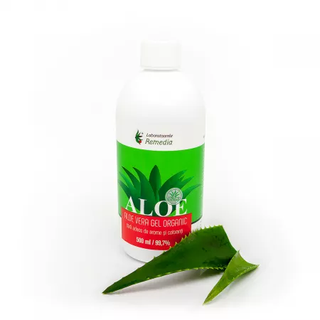 Gel Natural de Aloe Vera, 500 ml, Laboratoarele Remedia
