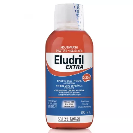 Apă de Gură 0,2% Extra, 300 ml, Eludril