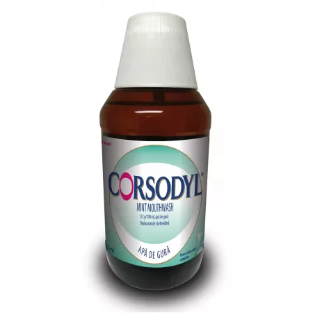 Corsodyl Mint. Apa de Gura, 300ml, GSK