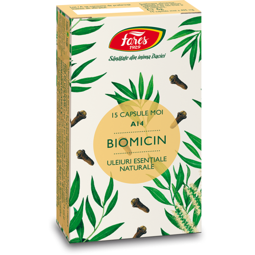 Biomicin, 15 capsule, Fares