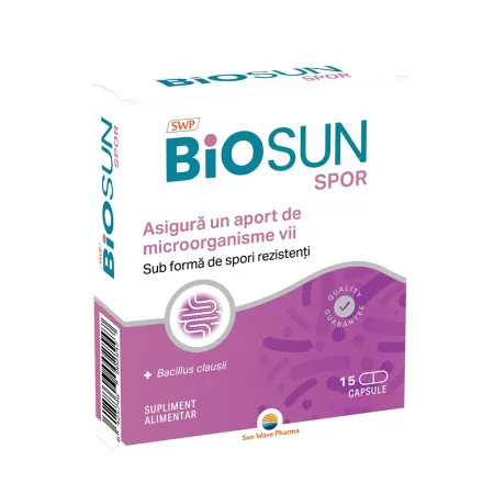 Bio-Sun Spor, 15 capsule, Sun Wave Pharma