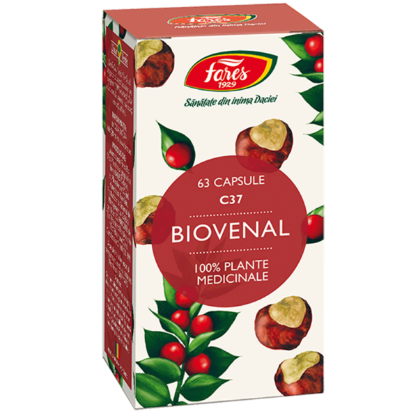 Biovenal, 63 capsule, Fares