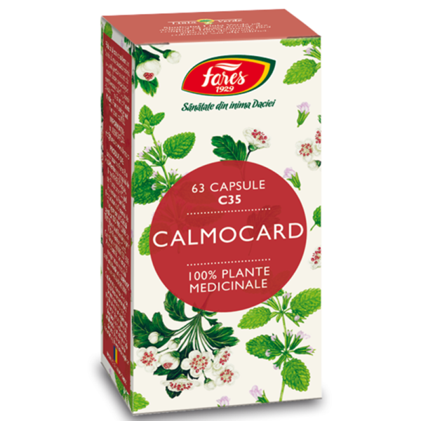 Calmocard, 63 capsule, Fares
