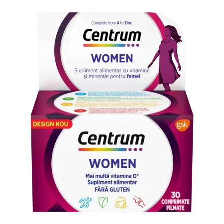 Centrum pentru Femei, 30 comprimate, GSK