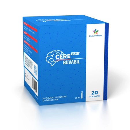 CereBleu, 20 fiole buvabile, Bleu Pharma