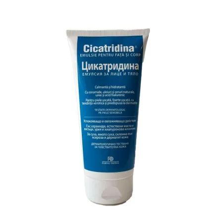 Cicatridina Emulsie Față și Corp, 180 ml, Naturpharma