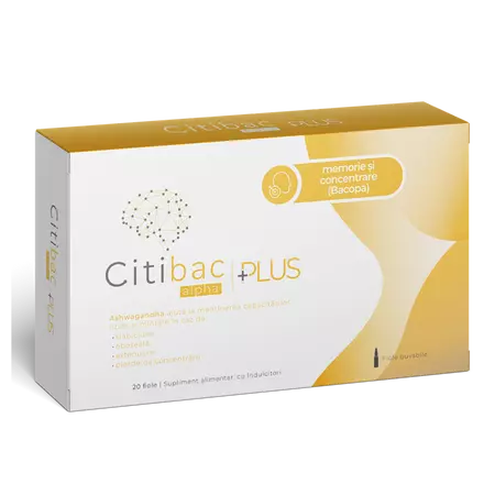 Citibac Alpha Plus, 20 fiole, Naturpharma