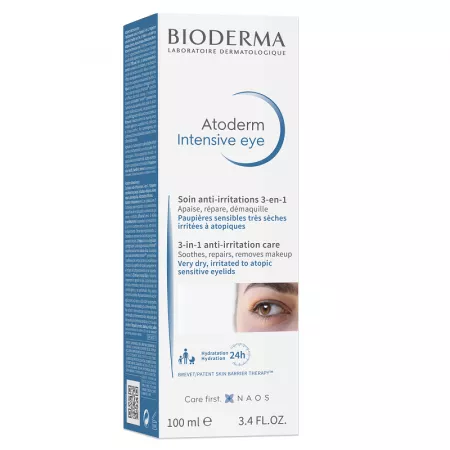 Atoderm Intensive Eye, cremă, 100 ml, Bioderma