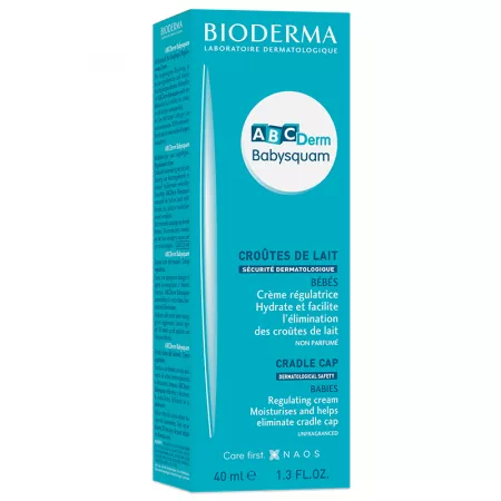 ABCDerm Babysquam, cremă, 40 ml, Bioderma
