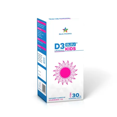 D3 Bleu Kids, suspensie, 30ml, Bleu Pharma