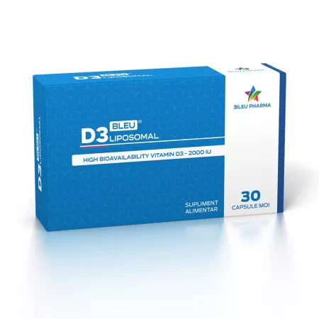 D3 Bleu Liposomal, 30 capsule, Bleu Pharma