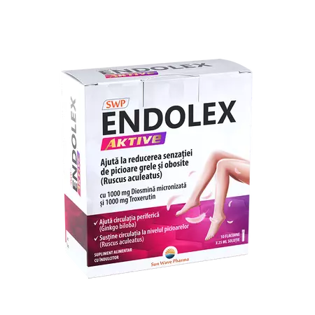 Endolex Aktive, 10 fiole buvabile, Sun Wave Pharma