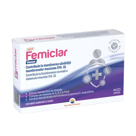 Femiclar Imun, 30 capsule, Sun Wave Pharma