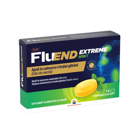 FluEnd Extreme,16 comprimate de supt,Sun Wave Pharma