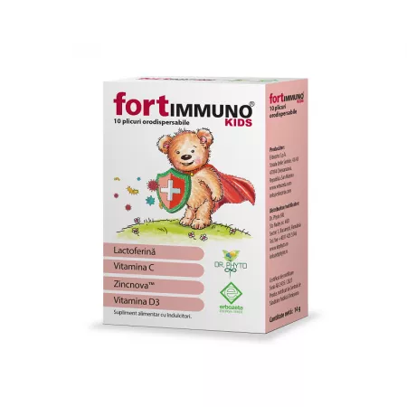 Fortimmuno Kids, 10 plicuri, Dr. Phyto