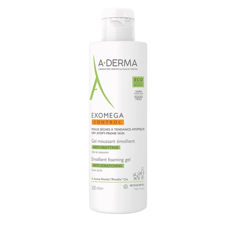 Exomega Control, Gel Spumant, 500 ml, A-Derma