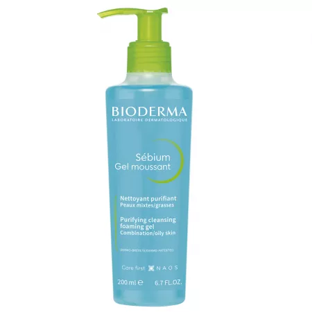 Sébium, Gel Spumant, 200 ml, Bioderma