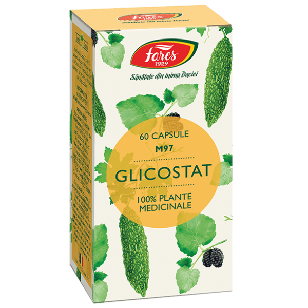 Glicostat, 60 capsule, Fares