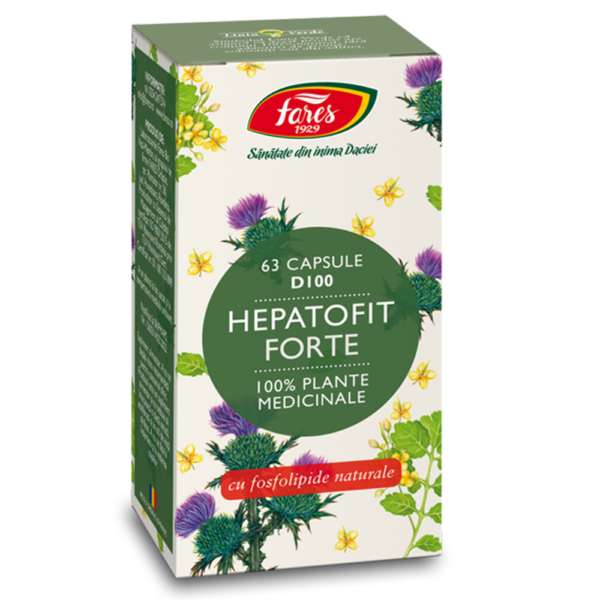 Hepatofit Forte, 63 capsule, Fares