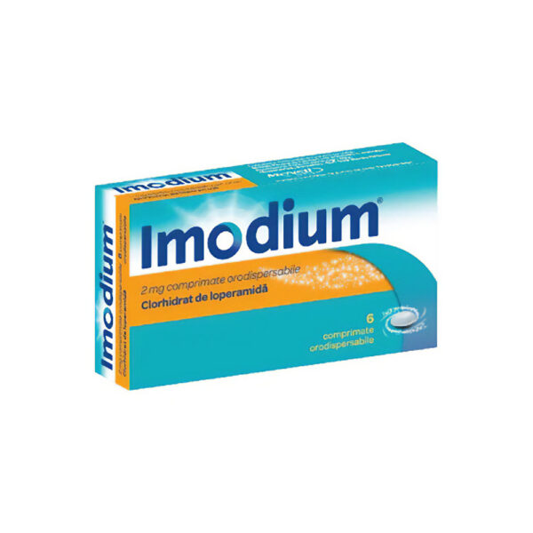 Imodium 2 mg, 6 comprimate orodispersabile, Johnson & Johnson, McNeil