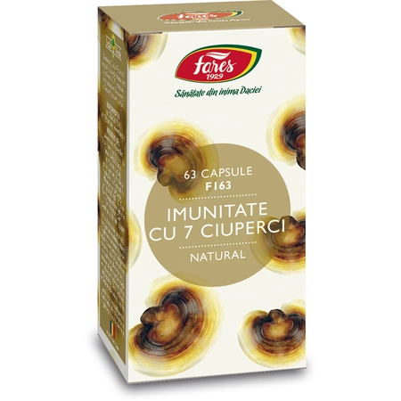 Imunitate cu 7 Ciuperci, 63 capsule, Fares