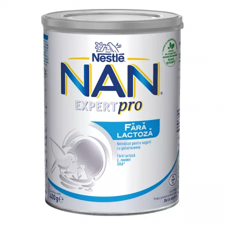 Nan fără Lactoză, 400g, Nestlé