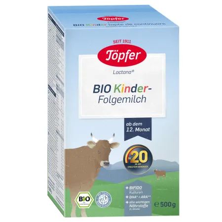 Lapte Organic Bio Kinder, 500 g, Topfer