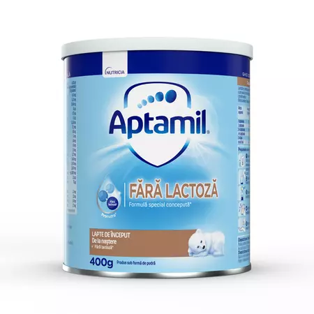 Aptamil Fără Lactoză, 400 g, Nutricia