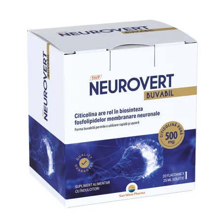 Neurovert, 20 fiole buvabile, Sun Wave Pharma