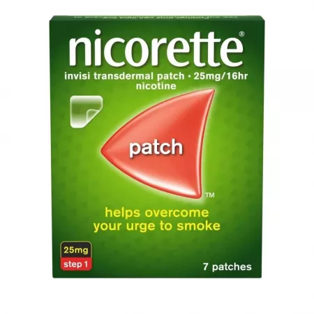 Nicorette Clear 25mg/16h, 7 plasturi transdermici, Johnson & Johnson