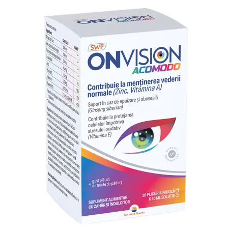Onvision Acomodo, 20 plicuri, Sun Wave Pharma