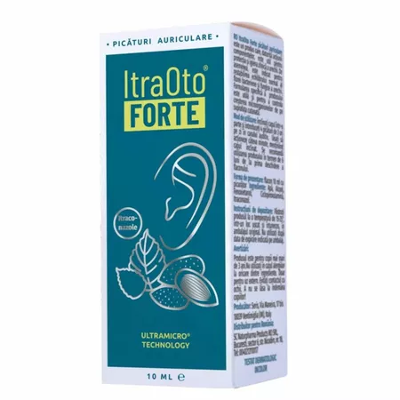 Itraoto Forte, picături auriculare, 10 ml, Naturpharma