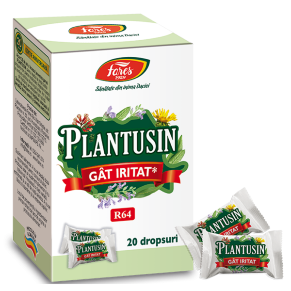 Plantusin Gât Iritat, 20 dropsuri, Fares
