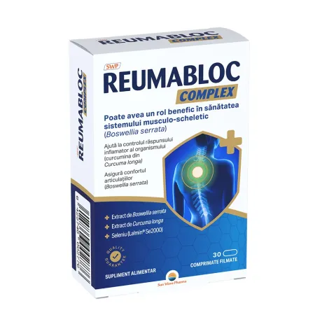 Reumabloc Complex, 30 comprimate filmate, Sun Wave Pharma