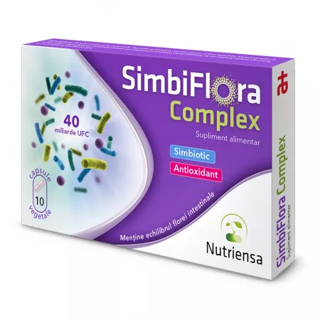 Simbiflora Complex, 10 capsule, Antibiotice SA