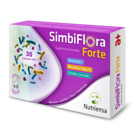 Simbiflora Forte, 10 capsule, Antibiotice SA
