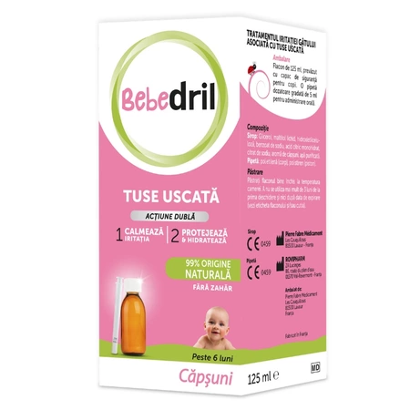 Bebedril, sirop, 125 ml, Pierre Fabre