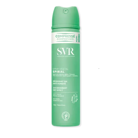 Spirial Deo, Spray Vegetal, 75 ml, SVR