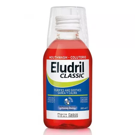 Eludril Apă de Gură Classic, 200 ml, Pierre Fabre