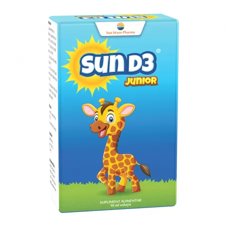 Sun D3 Junior, picături, 10 ml, Sun Wave Pharma