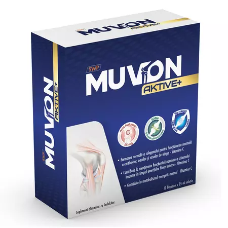Muvon Active Plus, 10 fiole buvabile, Sun Wave Pharma