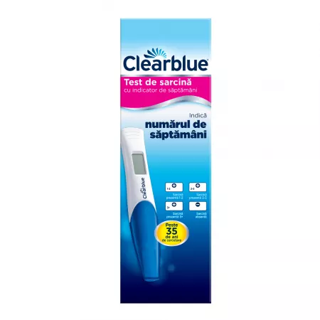 Test de Sarcină Digital cu Indicator de Săptămâni, 1 bucată, Clearblue