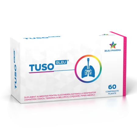 Tuso Bleu, 60 comprimate, Bleu Pharma