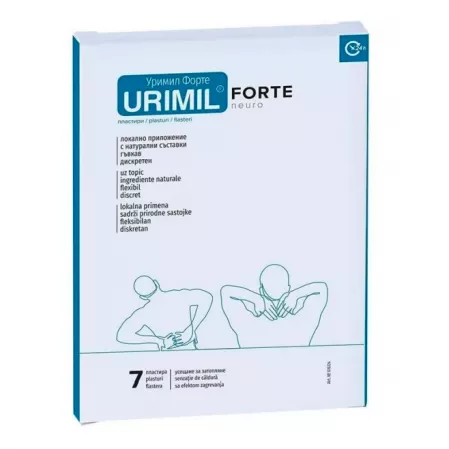 Urimil Forte Neuro, 7 plasturi, Naturpharma