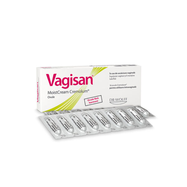 Vagisan MoistCream Cremolum, 16 ovule, Queisser Pharma