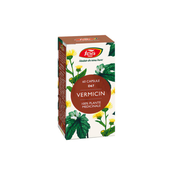 Vermicin, 60 capsule, Fares
