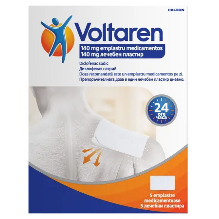 Voltaren, 5 emplastre, 140 mg, GSK