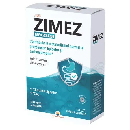 Zimez Enzym, 30 capsule, Sun Wave Pharma